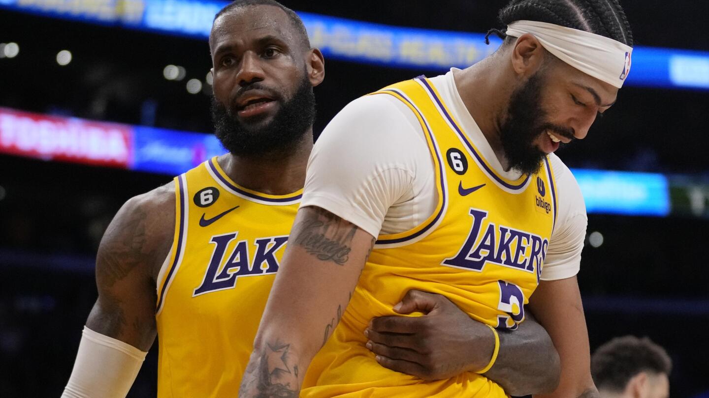 Healthy and happy LeBron James Anthony Davis lead Lakers back to